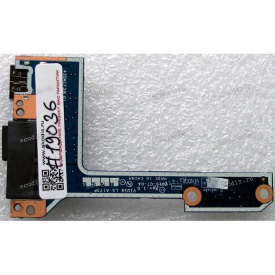 DC Jack board & USB Lenovo ThinkPad S540 (p/n VIUS6 LS-A173P REV:1.0)