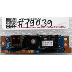 DC Jack board & USB Lenovo ThinkPad 10 (p/n FRU 00HW298 LS-A813P)
