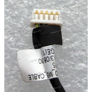 DC Jack board cable Lenovo IdeaPad S210 (p/n 1109-00755) + cable 190 mm + 5 pin