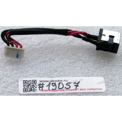 DC Jack Asus K50AD, K50AF, K50IJ, K50IN, K50IP (p/n 13GNVK1AP061-9) + cable 65 mm + 4 pin