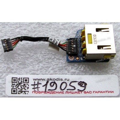 DC Jack board Lenovo IdeaPad Yoga 11s (p/n 43504712001)  + cable 30 mm + 5 pin