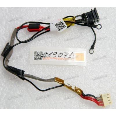 DC Jack Toshiba Satellite P300, P300D, P305, P305D, A300, U300 + cable 200 mm + 4 pin (p/n: A000039680, A000039770)