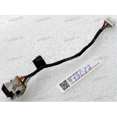 DC Jack HP Pavilion dv6-3000 + cable 110 mm + 10 pin (Ф - стандартный 3-пин Dell/HP)
