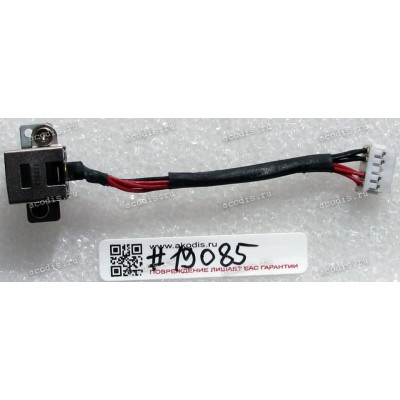 DC Jack Asus A15HC, A15FD, A15HE, A17HC (p/n 1414-05HB000) + cable 70 mm + 4 pin