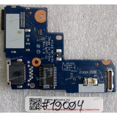 DC Jack board & Onelink & RJ-45 Lenovo ThinkPad Edge E540 (p/n AILE2 NS-A161, DC02C003D00, 04X4337)