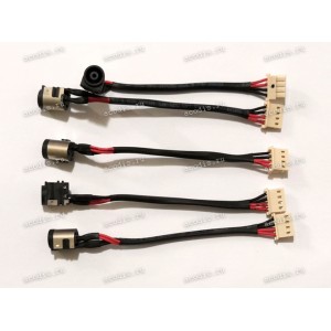 DC Jack Sony Fit E 14E, 15E, SVF142, SVF143, SVF144, SVF152, SVF152A29M, SVF153, SVF154 + cable 90 mm + 4 pin