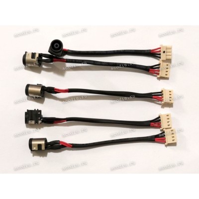 DC Jack Sony Fit E 14E, 15E, SVF142, SVF143, SVF144, SVF152, SVF152A29M, SVF153, SVF154 + cable 90 mm + 4 pin