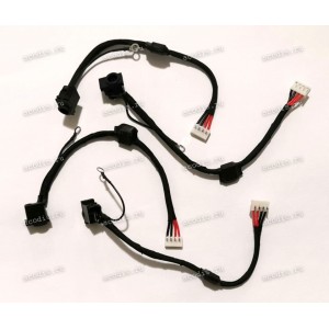 DC Jack Samsung NP344VC, NP344VX, NP345VC, NP345VX, NP350E5C, NP350E7C, NP350V5C, NP355V5C, NP355V4X, NP355V5X, NP356V4C, NP365EC5, QMLE4, QMLE5 (DC30100KB00) + cable 140 mm + 4 pin