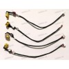 DC Jack Lenovo IdeaPad G400, G405, G490, G500, G505, G510 (DC30100OW00) (прямоугольный) + cable 205 mm + 5 pin 