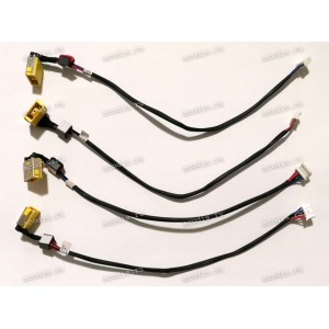 DC Jack Lenovo IdeaPad G400, G405, G490, G500, G505, G510 (DC30100OW00) (прямоугольный) + cable 205 mm + 5 pin DC Jack Lenovo IdeaPad G400, G405, G490, G500, G505, G510 (DC30100OW00) (прямоугольный) + cable 205 mm + 5 pin