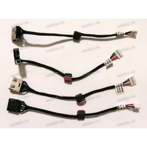 DC Jack Lenovo IdeaPad G50-30, G50-40, G50-45, G50-50, G50-70, G50-80 (DC30100LD00, DC30100LG00, DC30100LE00, FRU 90205112) (прямоугольный) + cable 140 mm + 5 pin DC Jack Lenovo IdeaPad G50-30, G50-40, G50-45, G50-50, G50-70, G50-80 (DC30100LD00, DC30100LG00, DC30100LE00, FRU 90205112) (прямоугольный) + cable 140 mm + 5 pin