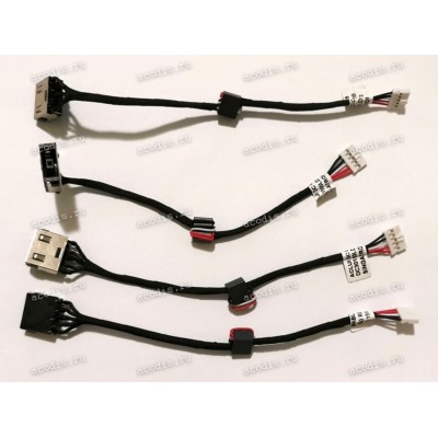 DC Jack Lenovo IdeaPad G50-30, G50-40, G50-45, G50-50, G50-70, G50-80 (DC30100LD00, DC30100LG00, DC30100LE00, FRU 90205112) (прямоугольный) + cable 140 mm + 5 pin 