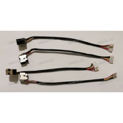 DC Jack HP Pavilion dv6-2000, dv6-2090eo, dv7-3000, dv7-3127ef + cable 165 mm + (6+2) pin (Ф - стандартный 3-пин Dell/HP)