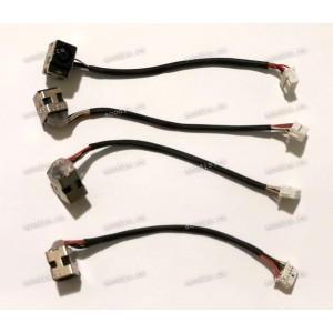 DC Jack HP Pavilion dv6-3000, dv7-4000 (603692-001) + cable 110 mm + 10 pin (Ф - стандартный 3-пин Dell/HP)