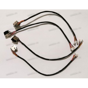DC Jack HP Pavilion dv7-2000, dv7-2180us + cable 220 mm + 8 pin (Ф - стандартный 3-пин Dell/HP)