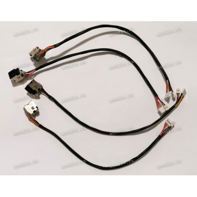 DC Jack HP Pavilion dv7-2000, dv7-2180us + cable 220 mm + 8 pin (Ф - стандартный 3-пин Dell/HP)
