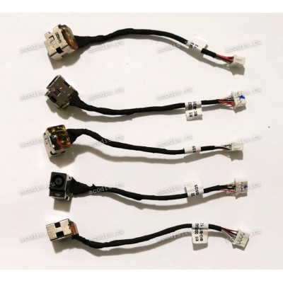 DC Jack HP Pavilion G6-1100Sx, G6-1100Tu, G6-1100Tx, G6-1101Au + cable 100 mm + 8 pin (Ф - стандартный 3-пин Dell/HP)