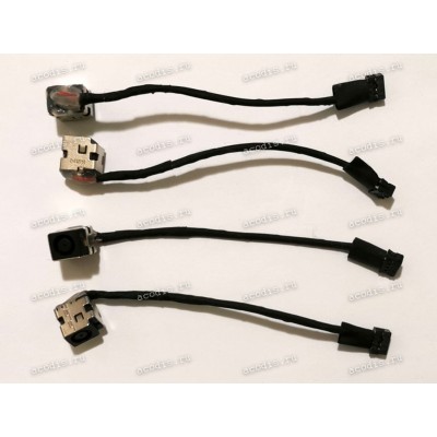 DC Jack HP ProBook 440 G0, 440 G1, 440 G2, 450 G0, 450 G1, 450 G2, 455 G0, 455 G1, 455 G2 (710431-FD1, 710431-TD1, 710431-SD1, 710431-YD1) + cable 170 mm + 8 pin (Ф - стандартный 3-пин Dell/HP)