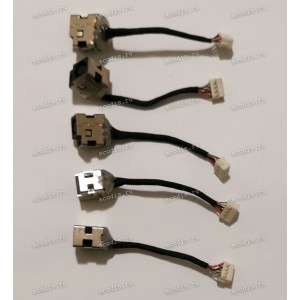 DC Jack HP/Compaq G4, G6-1000 (Intel) + cable 60 mm + 8 pin (Ф - стандартный 3-пин Dell/HP) DC Jack HP/Compaq G4, G6-1000 (Intel) + cable 60 mm + 8 pin (Ф - стандартный 3-пин Dell/HP)