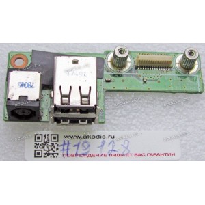 DC Jack board & USB Dell XPS M1530 (p/n: 48.4W104.011) 