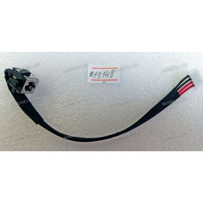 DC Jack Toshiba Satellite C670, C670D, C675, C675D, L770, L770D, L775, L775D (H000030890, H000030900) + cable 145 mm + 4 pin