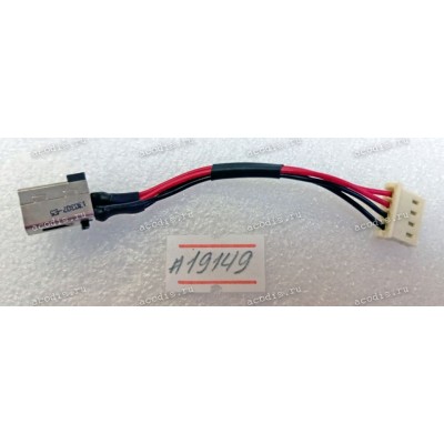 DC Jack Toshiba Satellite L840D, C840, C845, C845d-SP4327CL, C845D-SP4327SL, PSK98U, PSKFCU + cable 65 mm + 4 pin