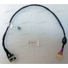 DC Jack Toshiba L600, L600D, L640, L640D, L645D, L645D, L745, L745D (DD0TE2AD000) + cable 260 mm + 4 pin