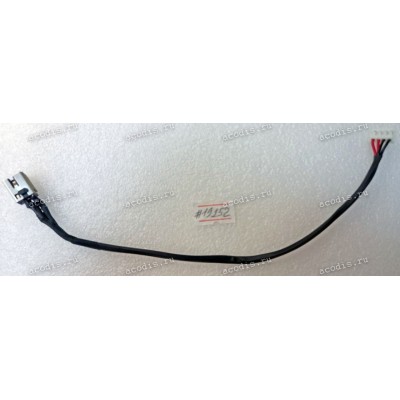 DC Jack Toshiba Satellite C850, C870, C875, C870D, C875D, L850, L855, L870, L875, L870D, L875D, S870, S875, S870D, S875D (p/n H000037850) + cable 140 mm + 4 pin