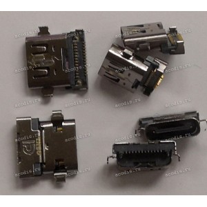 Micro USB 3.1 Type С jack female (гнездо, мама) (USB-CM micro) USB-C 24 pin Lenovo ThinkPad L13, T480, T480S, T490, T495, X280, X390, X395, X1 Carbon Gen.6 - Ver. 1 !!!Сверяйте по фото!!! Micro USB 3.1 Type С jack female (гнездо, мама) (USB-CM micro) USB-C 24 pin Lenovo ThinkPad L13, T480, T480S, T490, T495, X280, X390, X395, X1 Carbon Gen.6 - Ver. 1 !!!Сверяйте по фото!!!