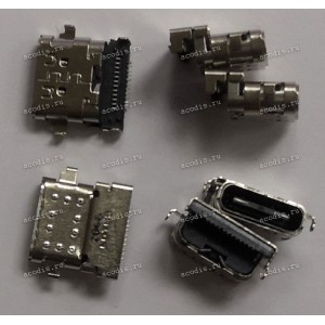 Micro USB 3.1 Type С jack female (гнездо, мама) (USB-CM micro) USB-C 24 pin Lenovo ThinkPad L13, T480, T480S, T490, T495, X280, X390, X395, X1 Carbon Gen.6 - Ver. 2  !!!Сверяйте по фото!!!