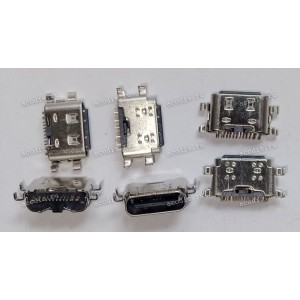 Micro USB 3.1 Type С jack female (гнездо, мама) (USB-CM micro) USB-C 24 pin SMD Digma TS8227PL SP14714 12 pin + (4+4корпус) pin ground (#19176) Power Socket Jack Connector