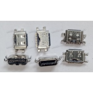 Micro USB 3.1 Type С jack female (гнездо, мама) (USB-CM micro) USB-C 24 pin SMD Digma TS8227PL SP14714 12 pin + (4+4корпус) pin ground (#19176) Power Socket Jack Connector