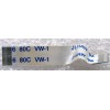 FFC шлейф 15 pin прямой, шаг 0.5 mm, длина 46 mm Audio Asus W5F (p/n 14G124040150)