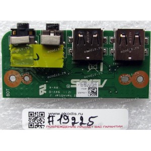 USB & Audio board Asus N53SM, N53SN, N53SV (p/n 90R-NBGIO1000Y) REV:2.2