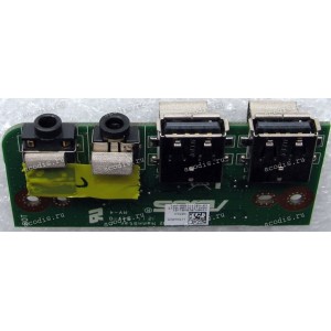 USB & Audio board Asus N53SM, N53SN, N53SV (p/n 90R-NBGIO1000Y) REV:2.2
