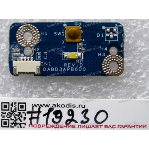 Power Button board Toshiba Satellite P300-135 (p/n: DABD3APB6D0 REV:C)