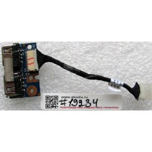 USB board & cable HP Pavilion dv3-2100 (p/n LS-4734P DC02000RM00 REV:1.0)