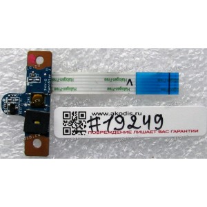 Power Button board & cable HP Pavilion g6-1331sr (p/n DAOR22PB6C0 REV:C)