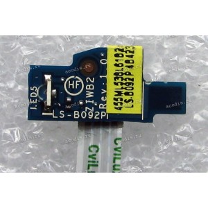 LED board & cable Lenovo IdeaPad B40-45, B40-70, B50-30, B50-45, B50-70 (p/n ZIWB2 LS-B092P Rev: 1.0, NBX0001KU00) 
