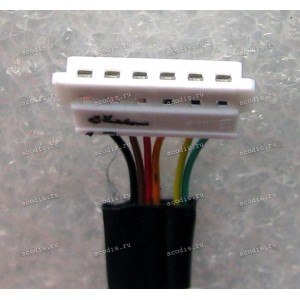Switch LED cable Asus LCD Monitor PB279Q, PB27UQ, PB287Q, VN247HA, VN247NA, VN248H, VN248HA, VN248H-P, VN248NA, VN248QA, VN248Q-P, VN289H, VN289N-W, VN289Q, VN289QL, VN289QR (p/n 14004-01660200) 6 pin, 102 mm
