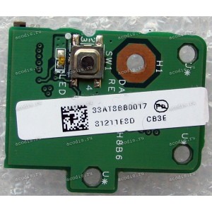 Power Button board HP Pavilion dv6000, dv6500, dv6700 (p/n DAAT8ATH8B6, 33AT8880017, 33AT8BB0017) REV B