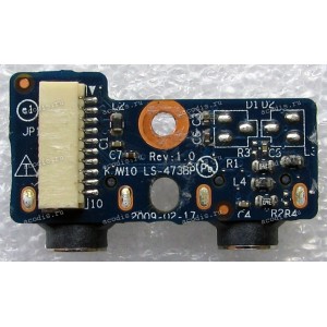 Audio board HP Pavilion dv3-2000 (p/n: LS-473BP GA17 N) REV 1.0
