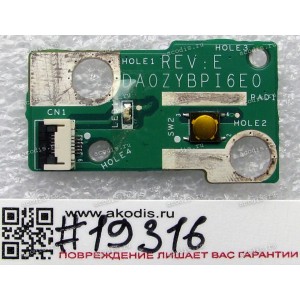 Power Button board Acer Aspire 7745, Packard Bell Easynote LX86 (p/n DA0ZYBPI6E0) REV:E