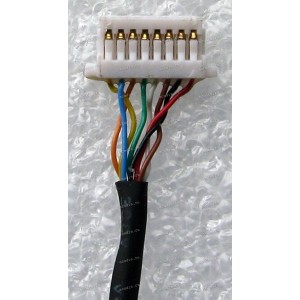 Menu board cable Asus All In One ET2400A, ET2400AG, ET2400E, ET2400EG, ET2400EGT, ET2400I, ET2400IGKS, ET2400IGTS, ET2400IN, ET2400INT, ET2400IT, ET2400IUKS, ET2400IUTS (p/n 14G143095310) 8 pin, 490 mm