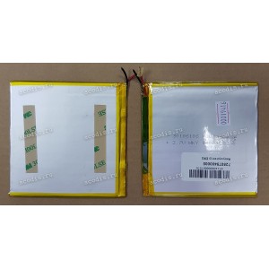 АКБ Li-Pol 3,7V 3600mAh 105x90x3,7 mm с контроллером 2 pin (3790105) (ZTE PAD E8Q) разбор