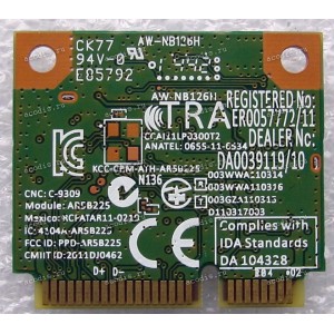 WLAN Half Mini PCI-E U.FL AzureWave AW-NB126H 802.11 b/g/n BT4.0 Asus B551LA, B551LG, BU401LA,  BU401LG, G550JK, N550JA, N550JK, N550JV, N550LF, N551JK, N551JM, N551JQ, N551JW, N551JX, N750JK, N750JV, N751JK, N751JM, PU301LA, PU401LA, Q501LA, Q550LF, S301