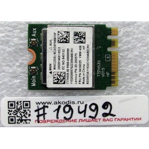 WLAN Half Mini PCI-E MHF4 Realtek RTL8723BE 802.11b/g/n BT4.0 Lenovo ThinkPad E450, E550, E450C, E550C, E455, E555 (Lenovo FRU: 04X6025) Antenna connector MHF5