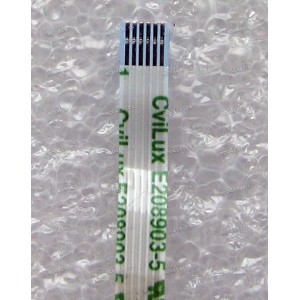 FFC шлейф 6 pin обратный, шаг 0.5 mm, длина 220 mm Power BD Asus X550DP, X550ZA, X550ZE (p/n 14010-00046900)