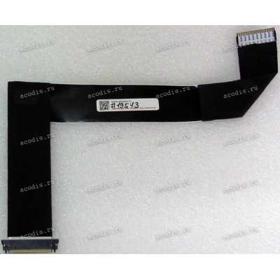 LCD LVDS FFC шлейф мониторный 30 pin обратный, шаг 1.0 mm, длина 400 mm, с замками с двух сторон