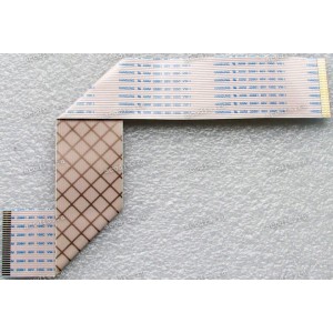LCD LVDS FFC шлейф мониторный 30 pin прямой, шаг 1.0 mm, длина 225 mm Samsung B323WS (p/n BN96-12453G), без замков